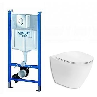 Ifö Spira Art toiletpakke med cisterne & softclose sæde